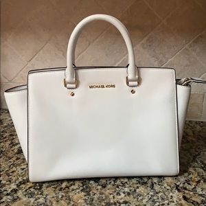 Michael Kors White Purse
